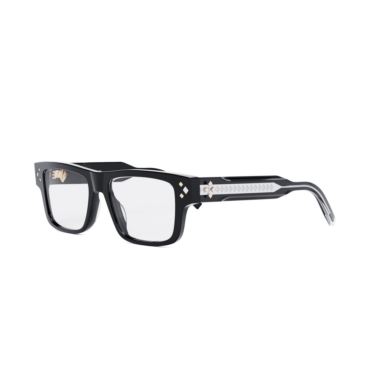 CD Diamond S6I Black Square Sunglasses