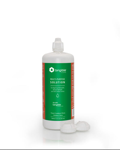 Tangible Brand Contact Lens Disinfecting Cleaning Solution (12 Ounces)